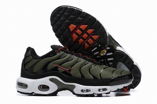 Cheap Nike Air Max Plus Olive Black Red TN Men's Shoes-187 - Click Image to Close